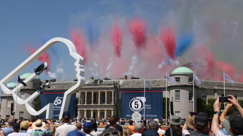 Fireworks at Goodwood House at the 2025 Festival of Speed
