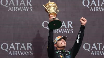 Lando Norris of McLaren after the Formula 1 British Grand Prix at Silverstone