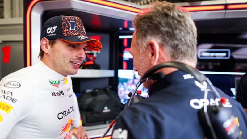 Max Verstappen Christian Horner Red Bull