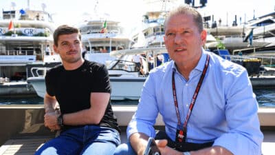 Max Verstappen Jos Verstappen 2025 Monaco GP