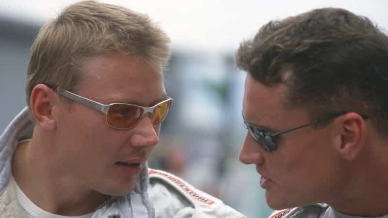 Mika Hakkinen David Coulthard McLaren 2000