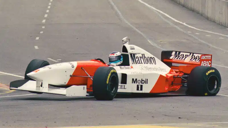 Mika Hakkinen McLaren 1995 Australian GP