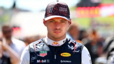 Max Verstappen earlier this season