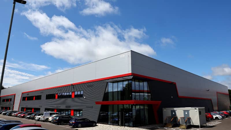 Silverstone building of Cadillac F1 team