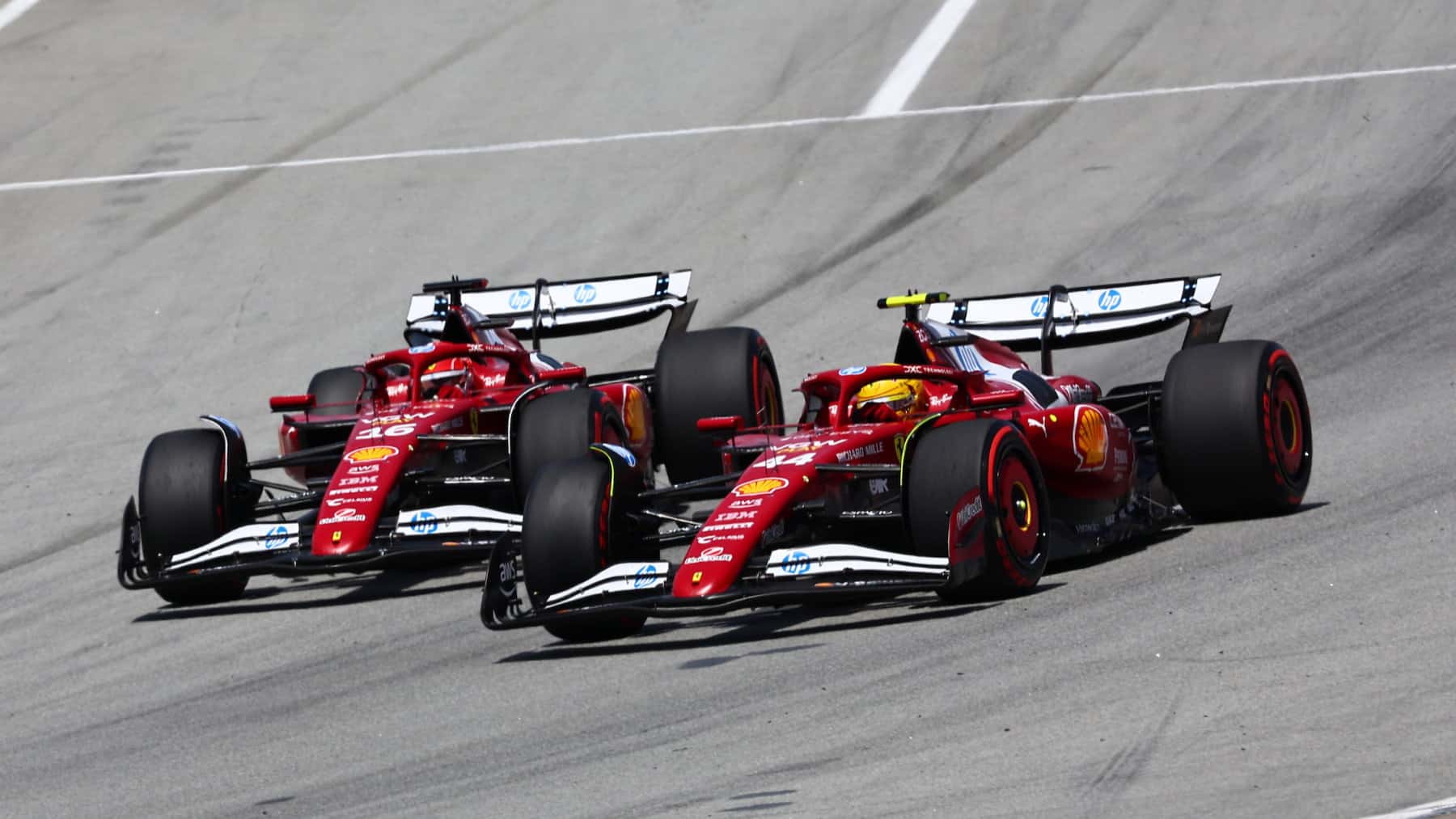 Charles Leclerc vs Lewis Hamilton