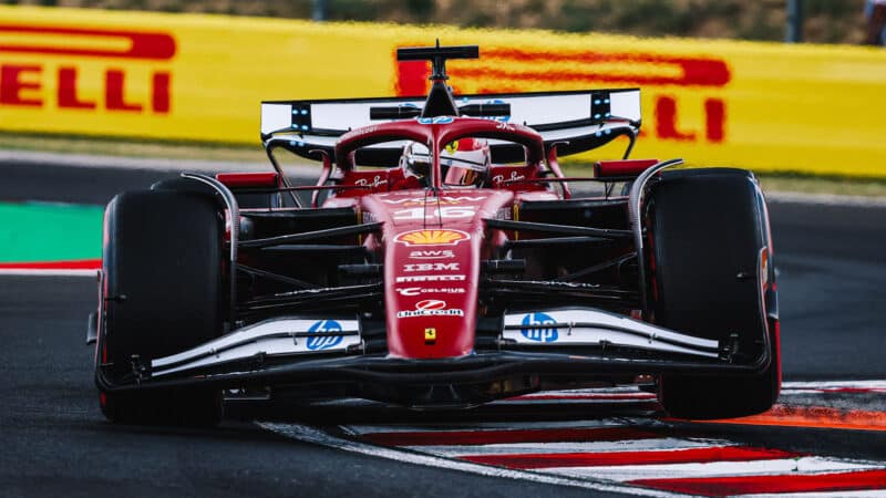 Charles Leclerc Ferrari 2025 Hungarian GP 2