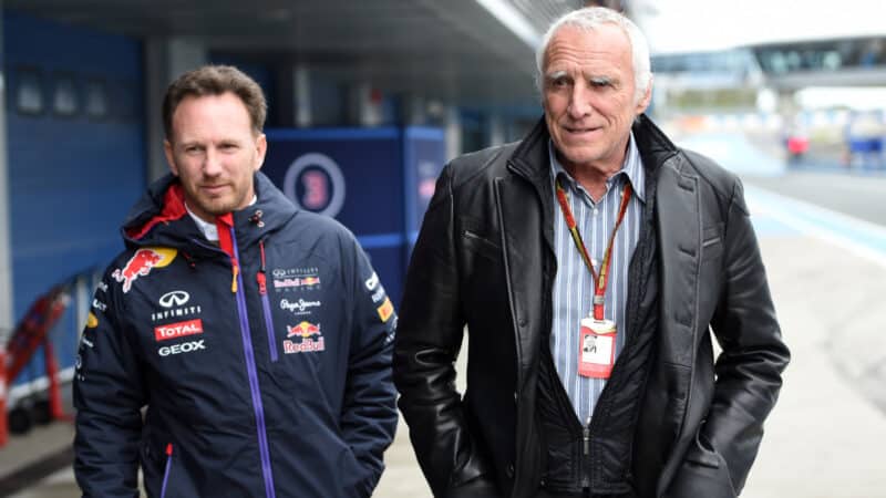 Christian Horner and Dietrich Mateschitz
