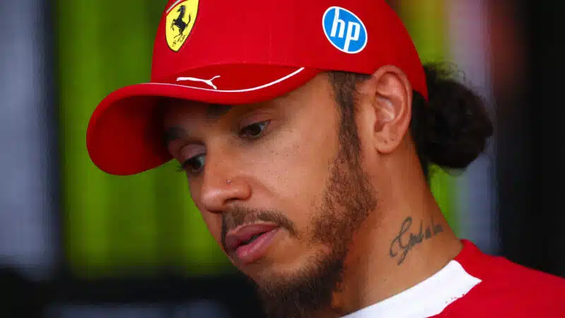 Lewis Hamilton at the Hungarian GP