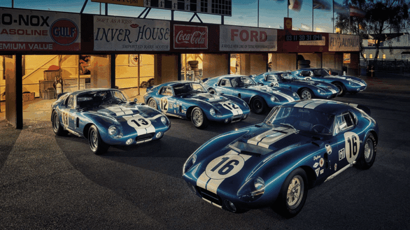 Six of the best: Goodwood gathered all six factory Daytona Coupés together for the first time at the Revival meeting in 2015