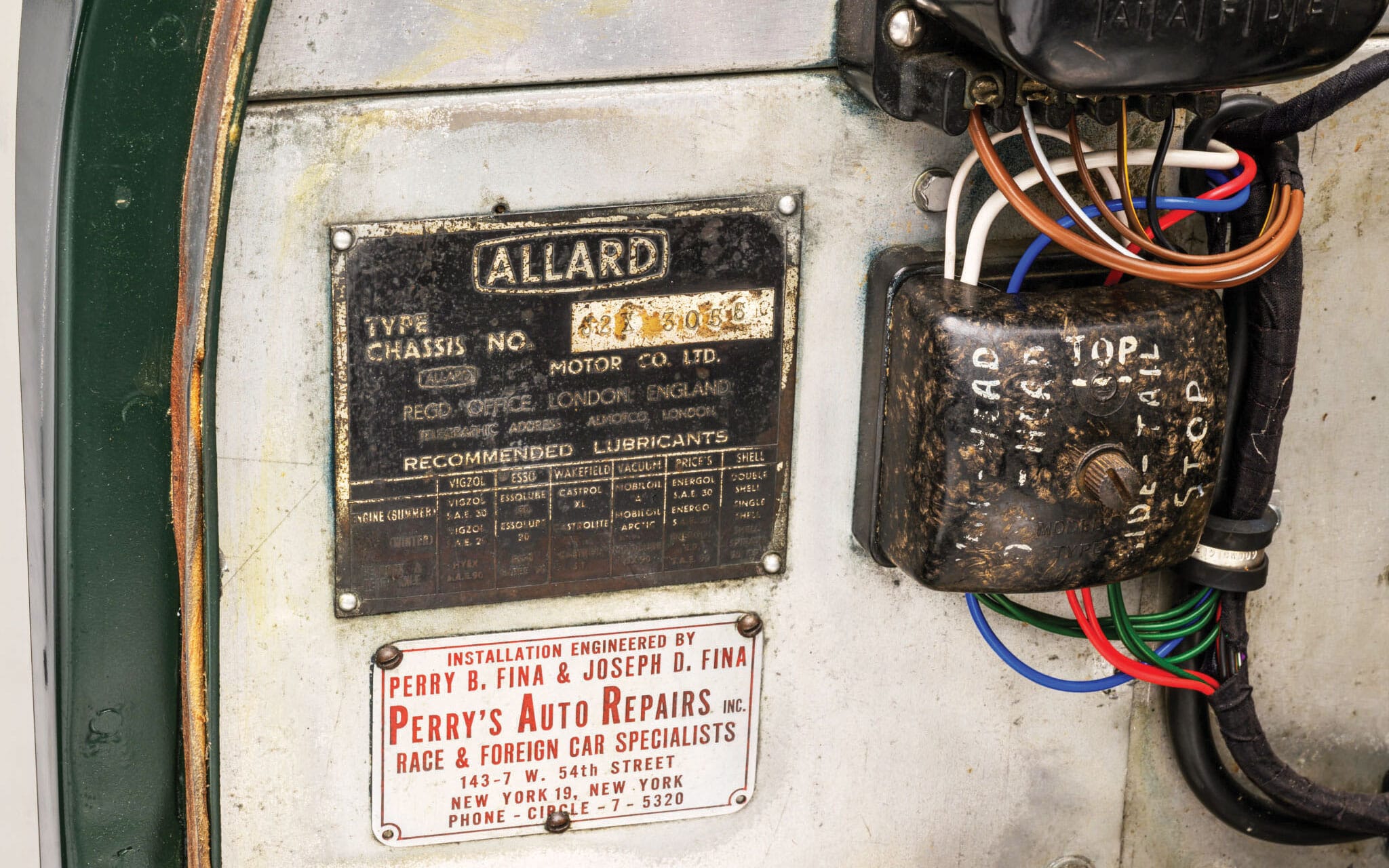 1952 ALLARD J2X le mans engine