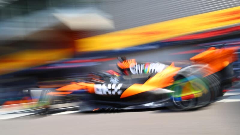 Oscar Piastri (McLaren-Mercedes) during practice for the 2025 Belgian Grand Prix in Spa-Francorchamps. Photo: Grand Prix Photo
