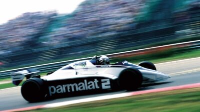 Brabham BT49 on test track
