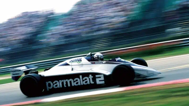 Brabham BT49 on test track