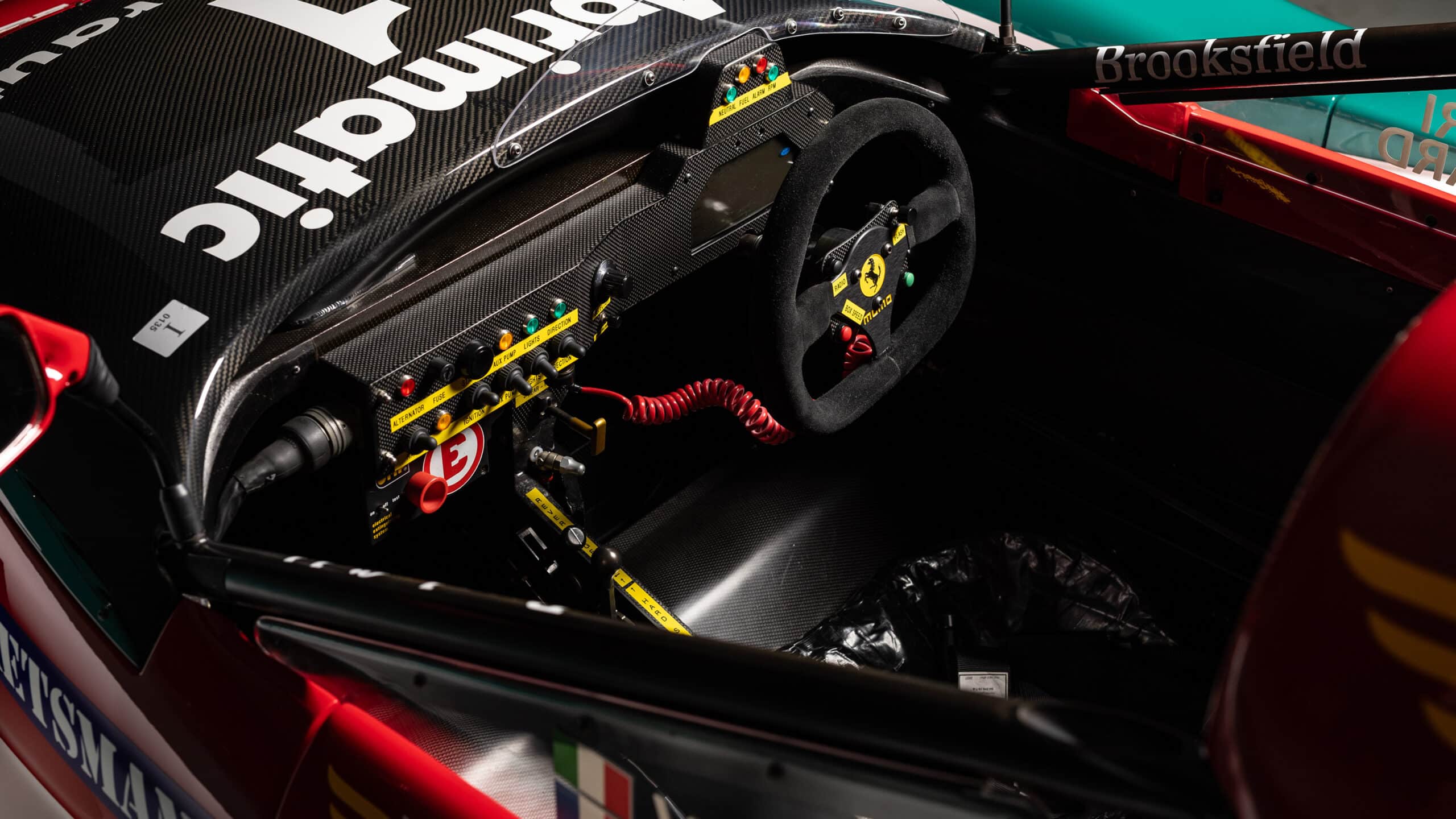 Cockpit of Ferrari 333 SP