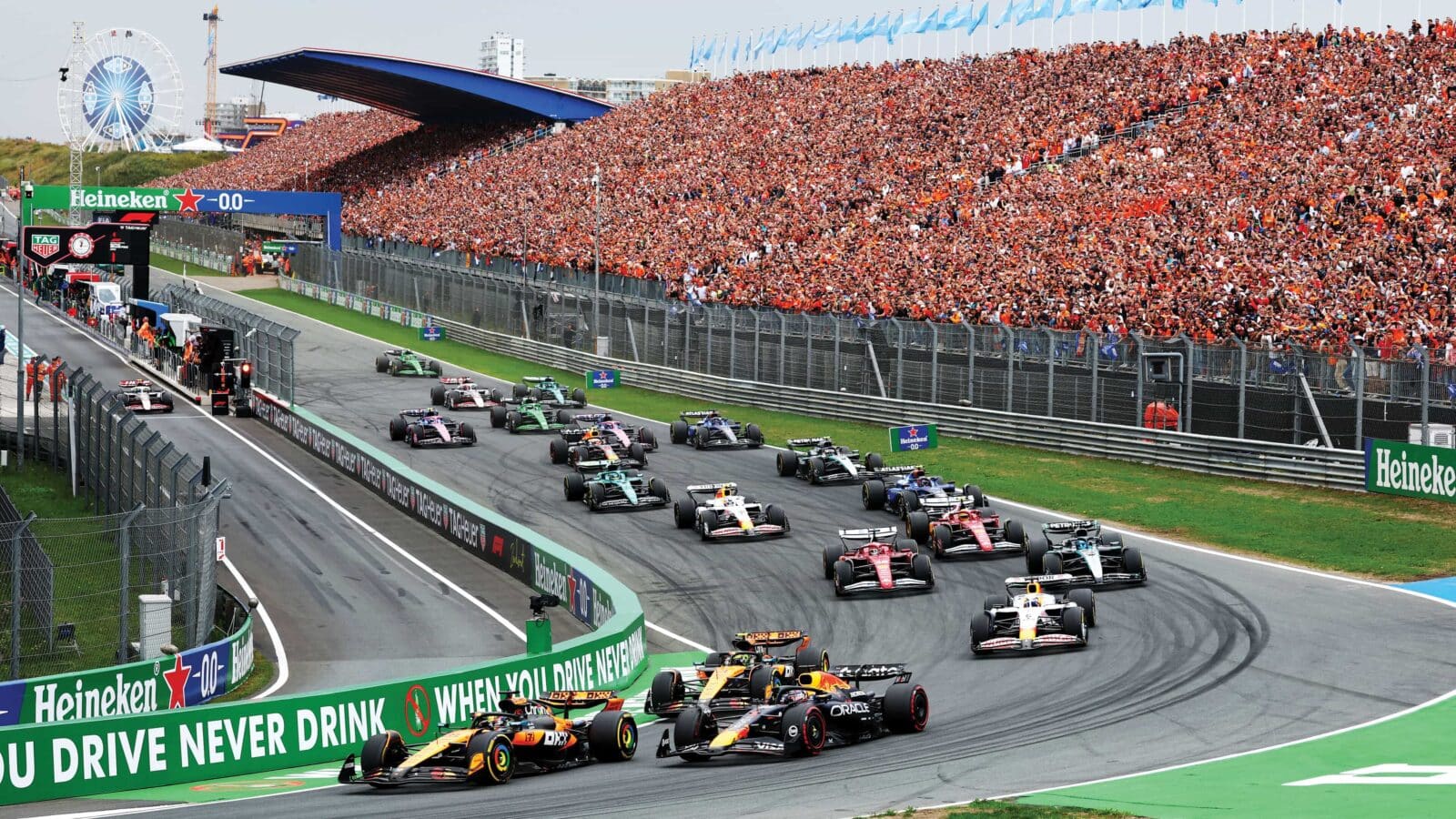 Dutch GP Max Verstappen challenging mclaren