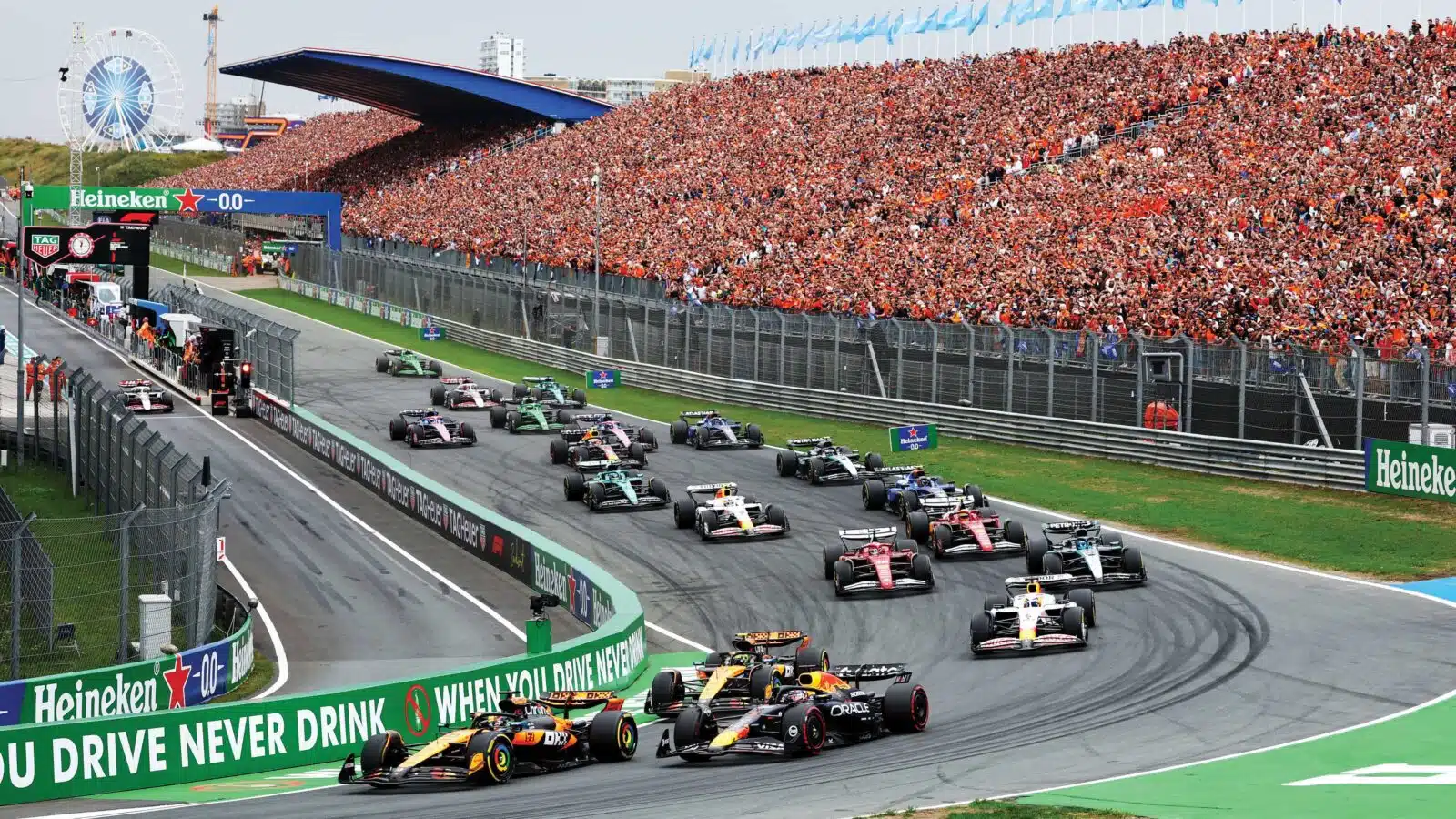 Dutch GP Max Verstappen challenging mclaren