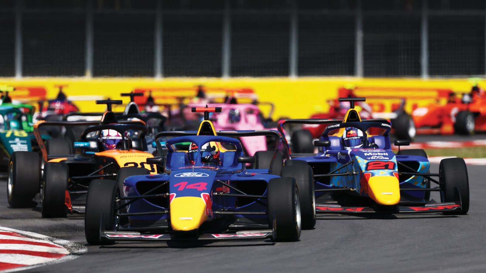 F1 Academy women on track