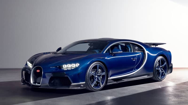 Front of Bugatti Chiron Super Sport