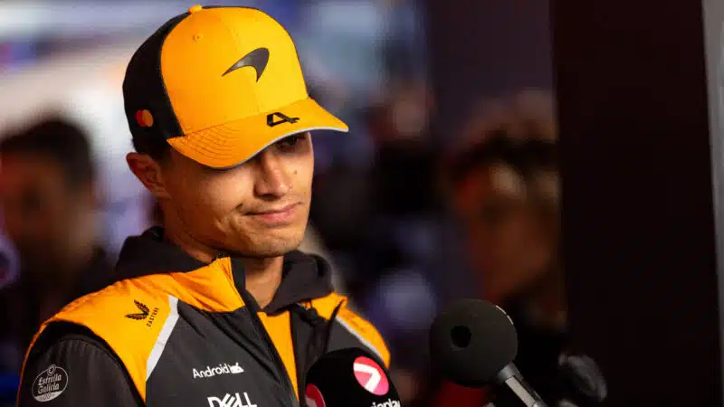 Lando Norris after the Dutch GP