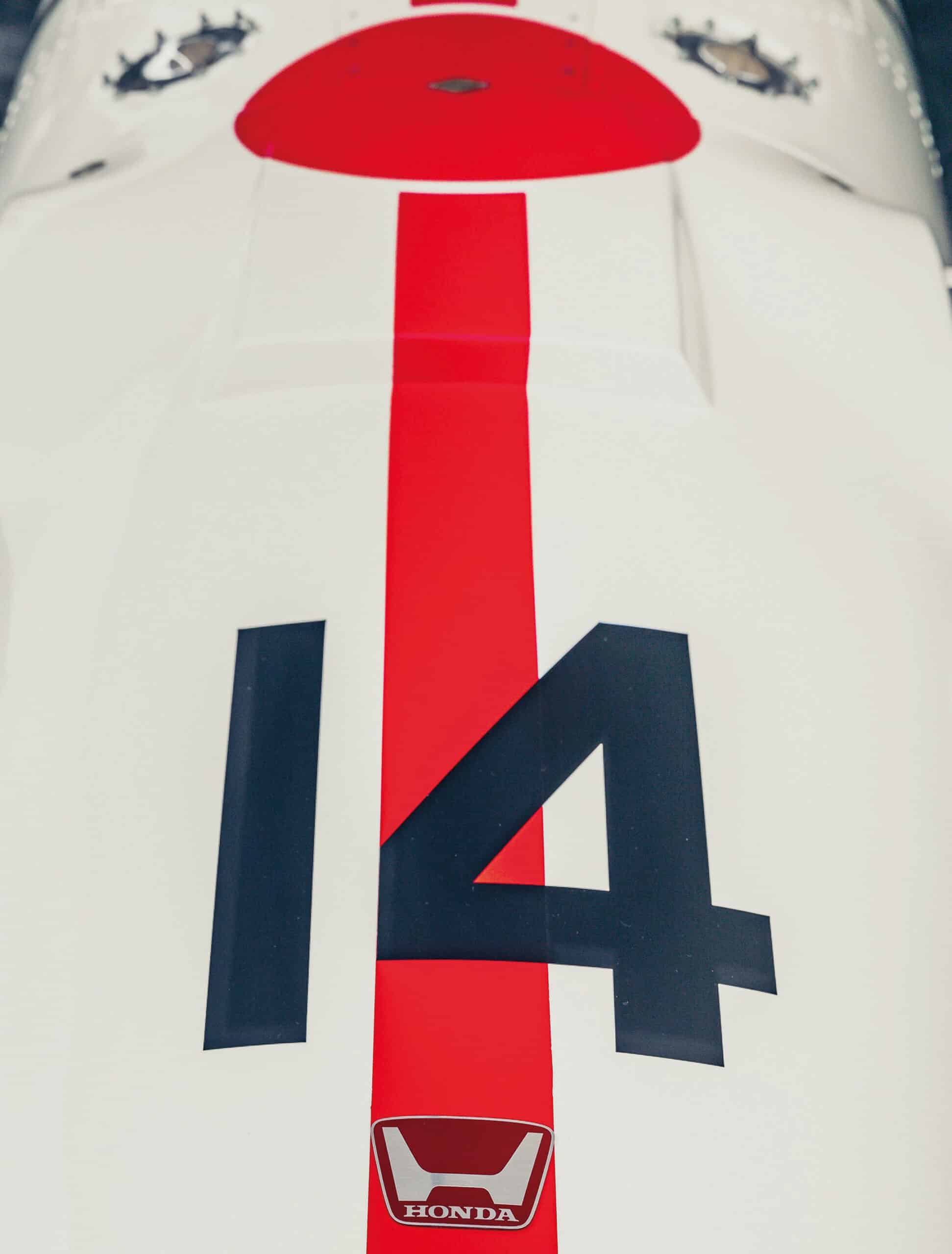 Honda’s RA300 hood, number 14