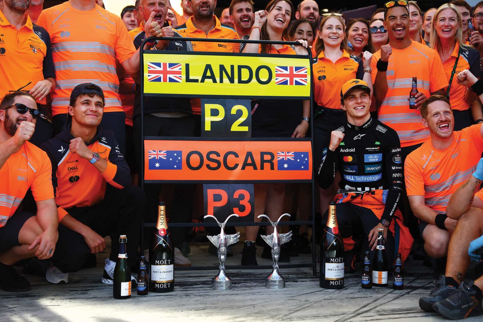 Italian GP, McLaren crew Piastri and Norris