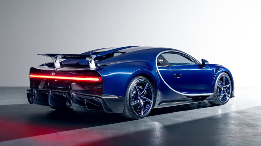 Rear of Bugatti Chiron Super Sport