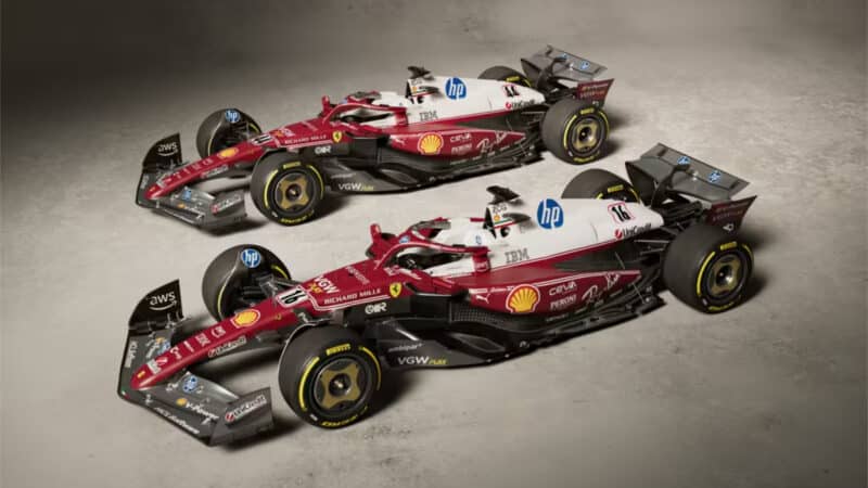 Ferrari’s livery for the 2025 Italian GP