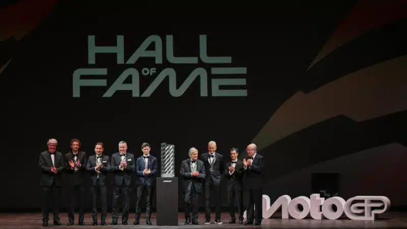 MotoGP world champions on stage in Hall of Fame announcement