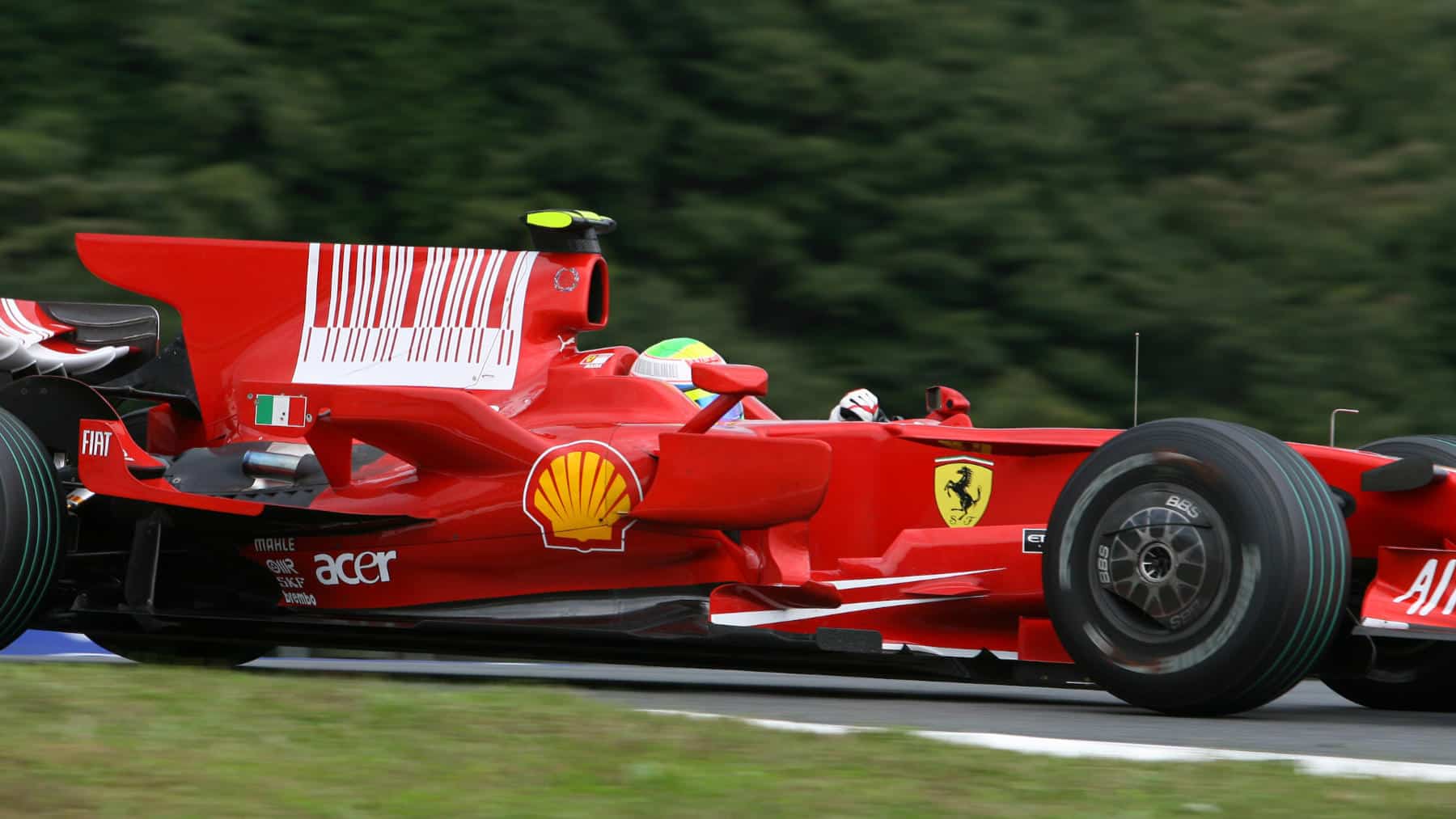 Felipe Massa (Ferrari) during practice for the 2008 Japanese Grand Prix