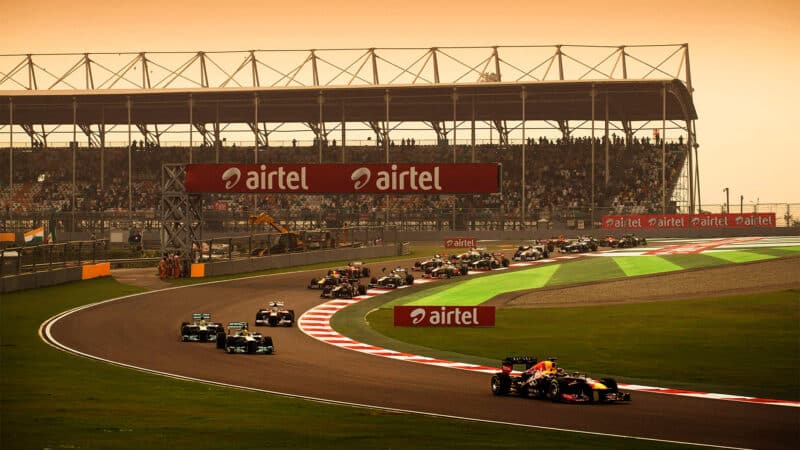 2013 Indian GP race start