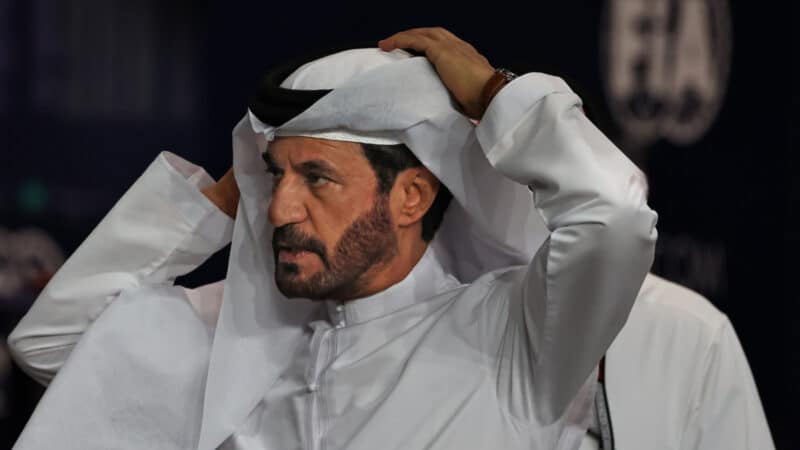 Mohammed ben Sulayem (FIA) after qualifying for the 2024 Saudi Arabian Grand Prix