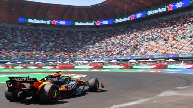 Pato O`Ward (McLaren-Mercedes) during practice for the 2024 Mexican Grand Prix
