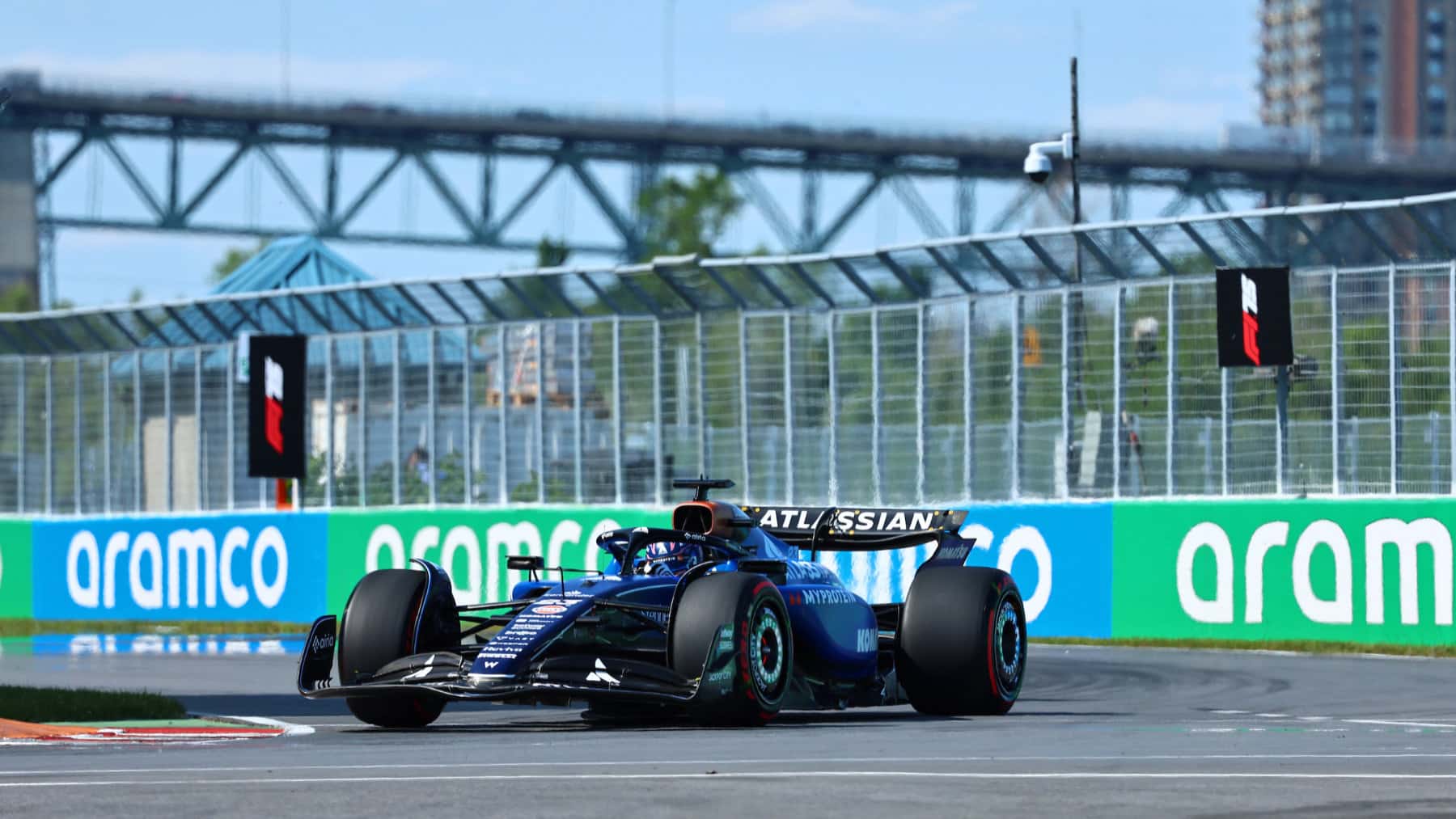 Alexander Albon (Williams-Mercedes) during qualifying for the 2025 Canadian Grand Prix