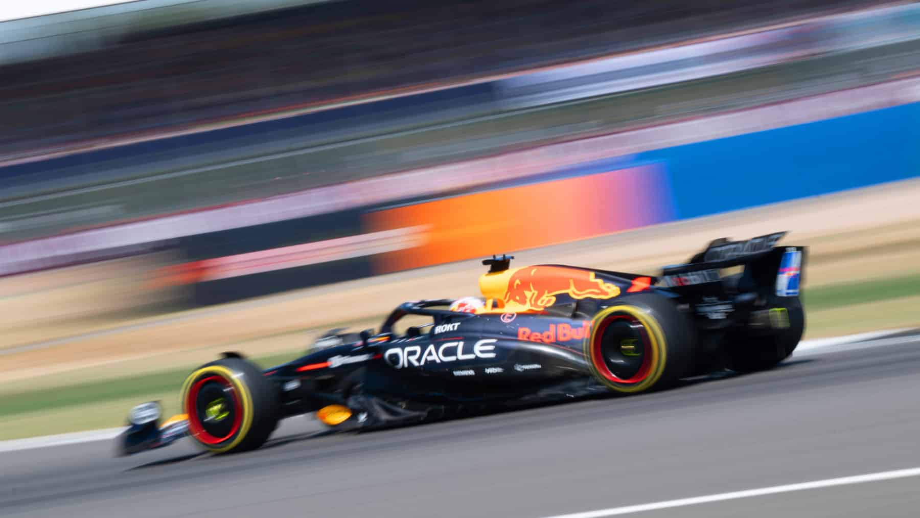 Max Verstappen during the British GP