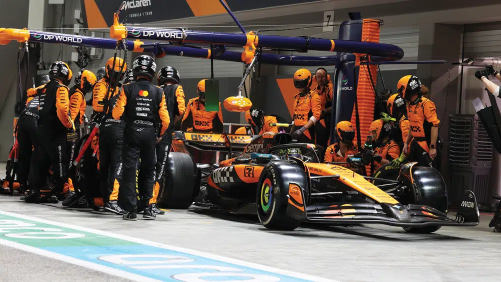 Lando Norris had first say on a pitstop over Oscar Piastri in Singapore – but did this give advantage to Max?