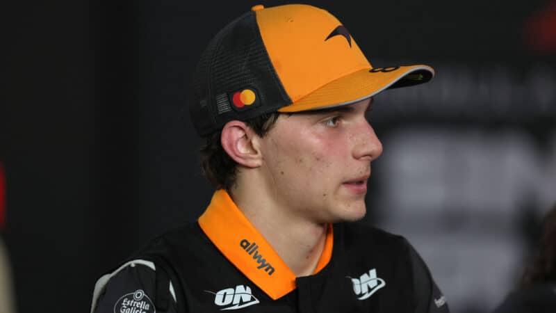 Oscar Piastri after the Singapore GP