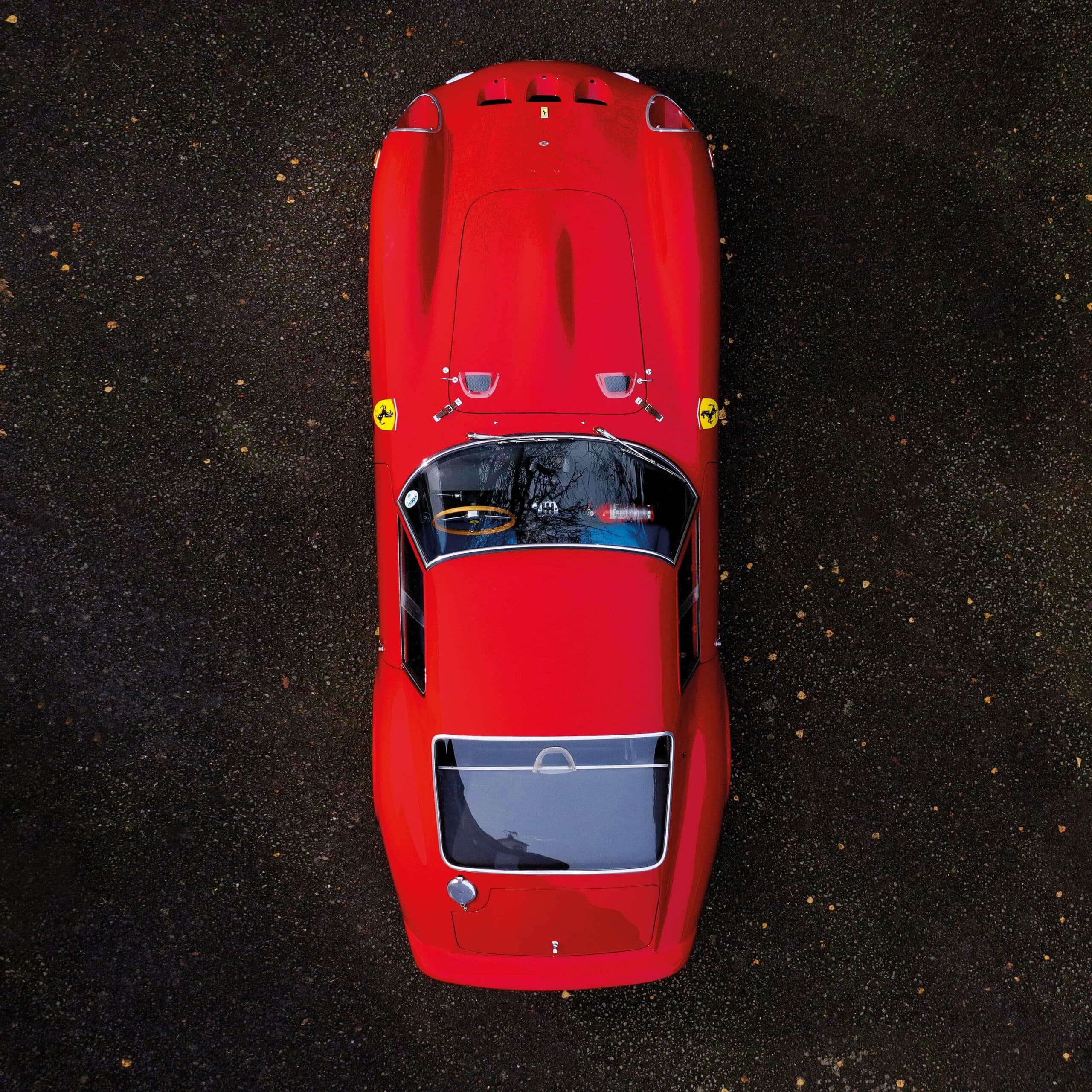 Ferrari 250 GTO top view