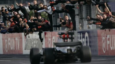Kimi Raikkonen wins the 2005 Japanese Grand Prix