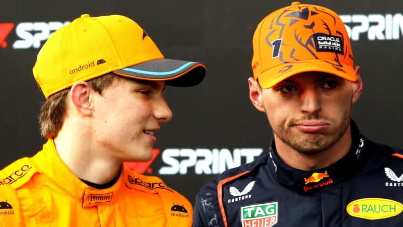 Max Verstappen Oscar Piastri 2023