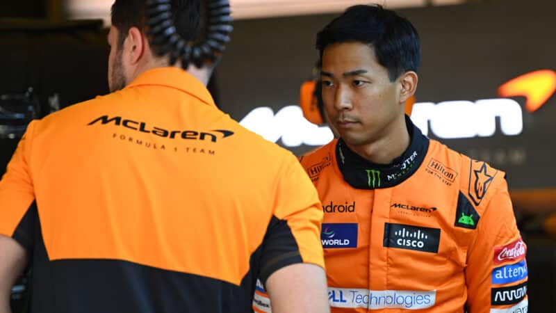 Ryo Hirakawa McLaren 2024 Abu DHabi FP1