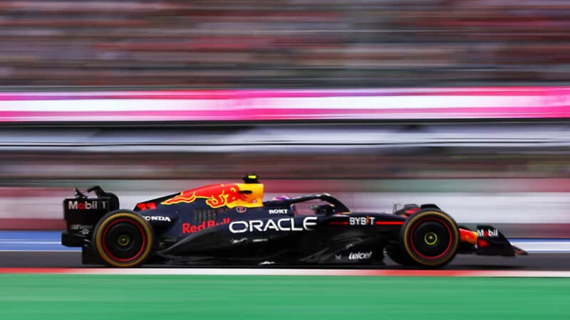 Sergio Perez during the 2024 Mexican Grand Prix