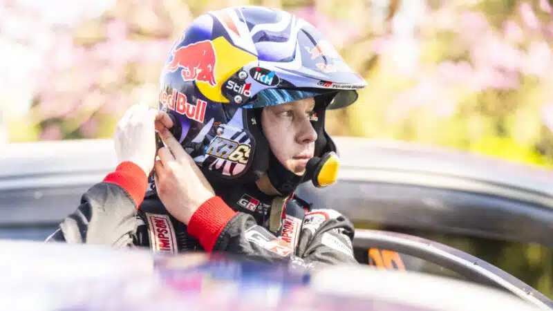 Kalle Rovanperä during the World Rally Championship Paraguay