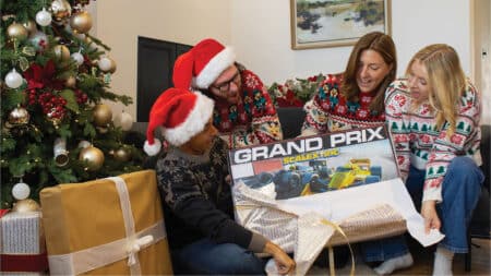 Scalextric grand prix retro racing set