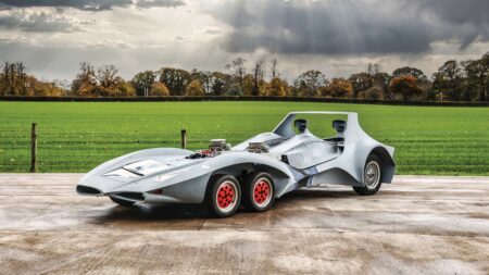 Space-age Wolfrace Sonic six-wheeler goes up for auction