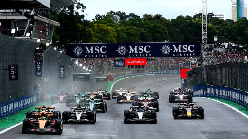 2025 Sao Paulo GP start