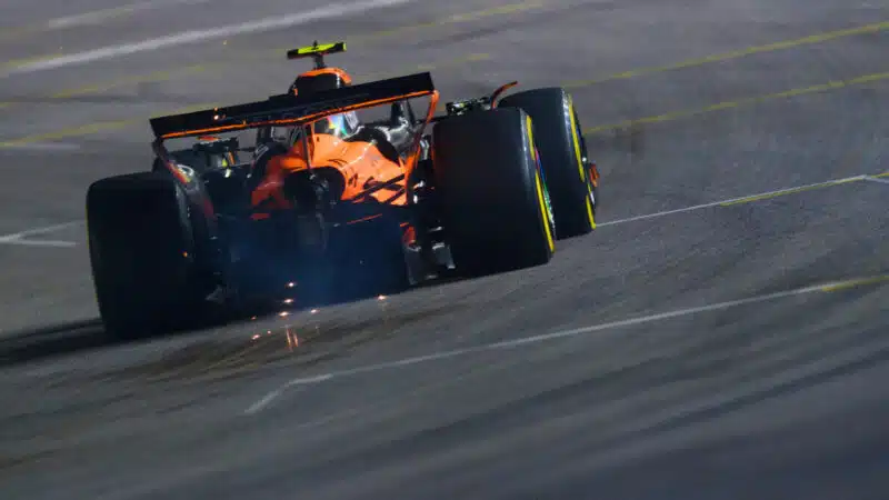 Lando Norris during Las Vegas GP