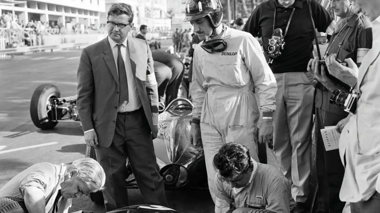 BRM’s Tony Rudd at Newport Pagnell
