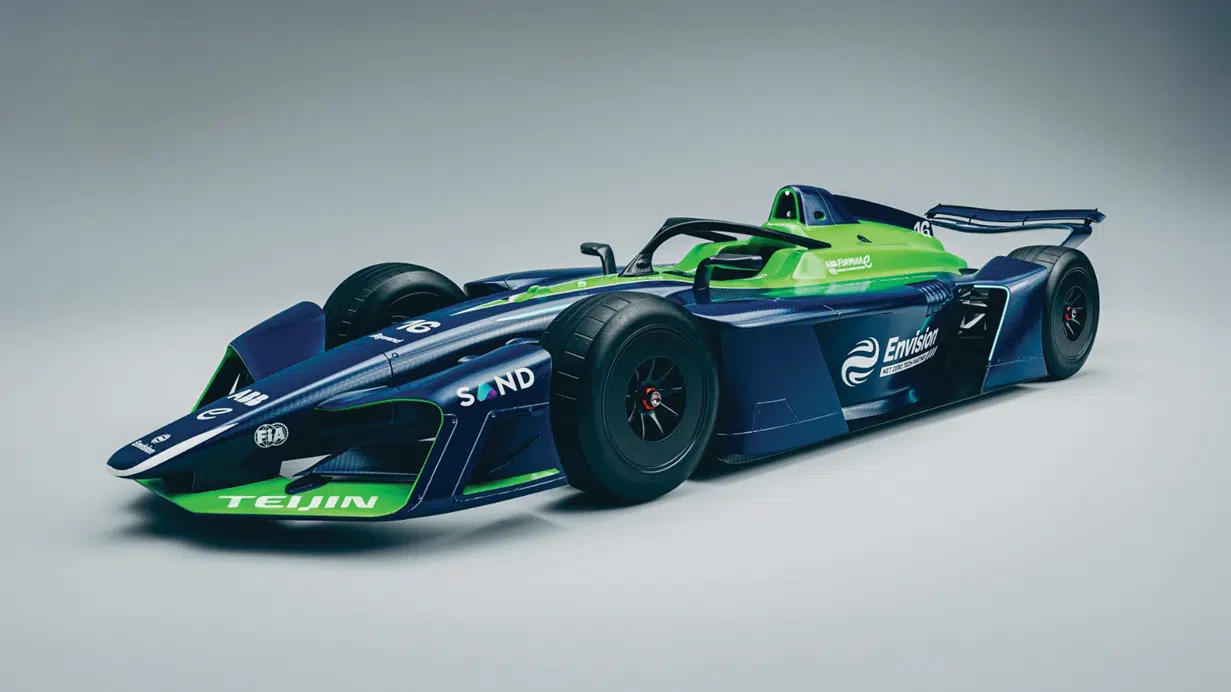 The Gen4 car is made from 100% recyclable materials