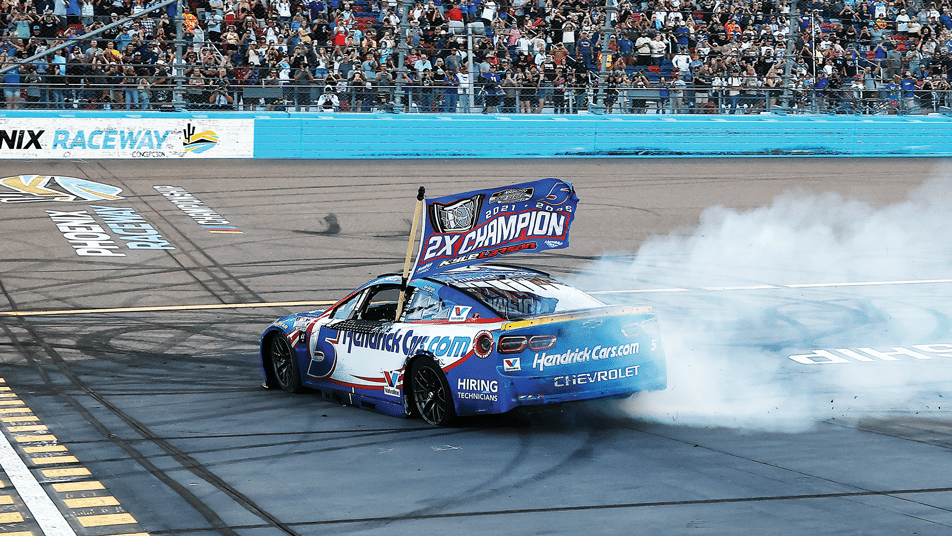 Kyle Larson’s third place in Phoenix was enough to land his second NASCAR title