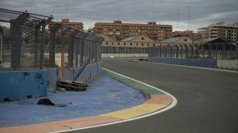 Part of the abandoned Valencia circuit